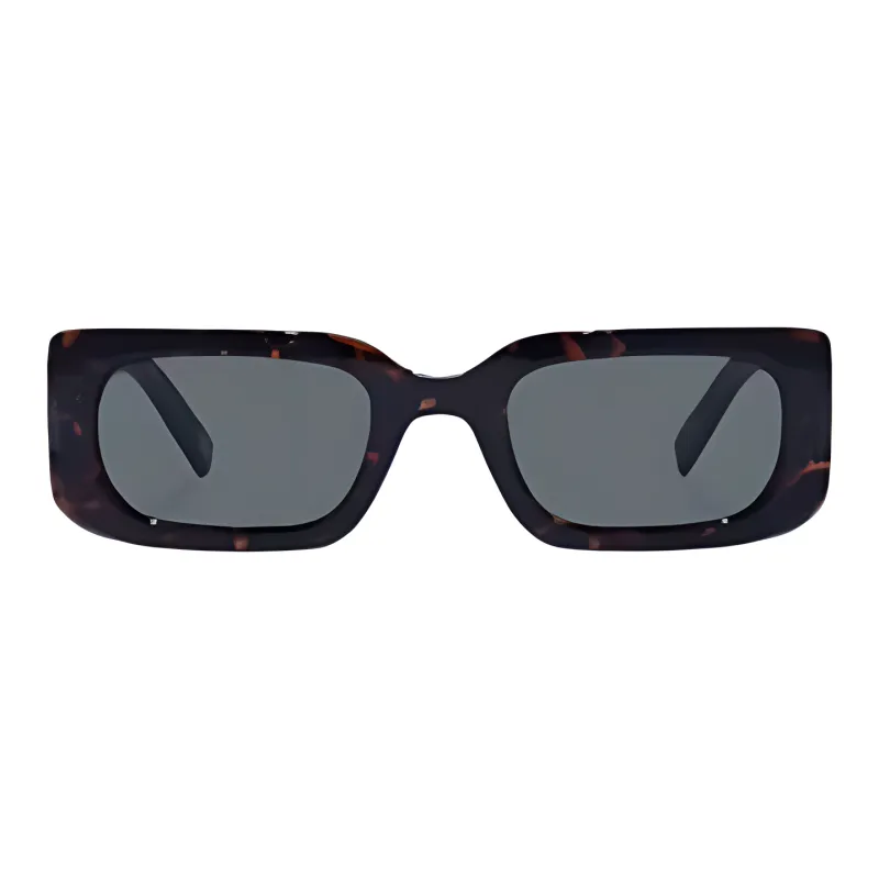 Le Specs Subject To Official Website Rectangular Sunglasses Women's Tortoiseshell-1