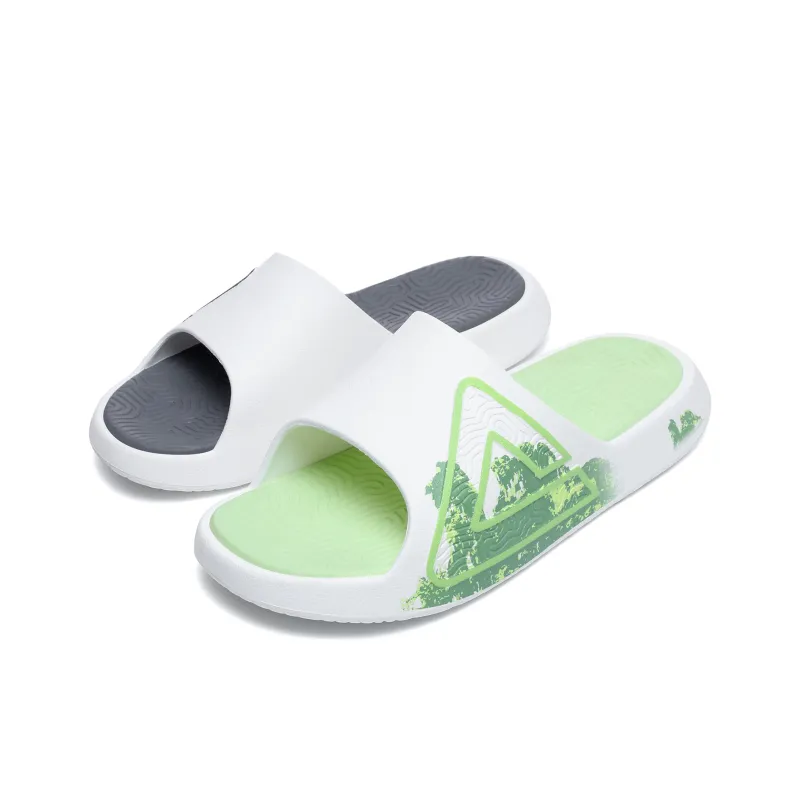PEAK Extreme National Creativity Slide Slippers Men White-0