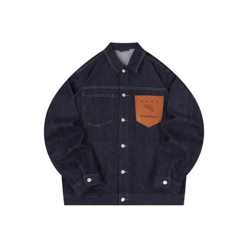 FAIRWHALE Denim Jacket Unisex Blue
