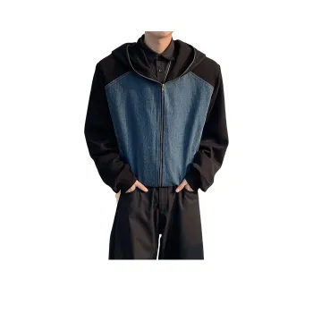 H.V.G.A Jackets Unisex Black Denim