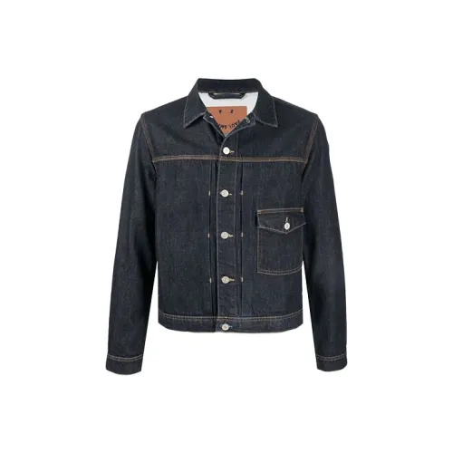 PS By Paul Smith Denim Jackets Men Dark Blue