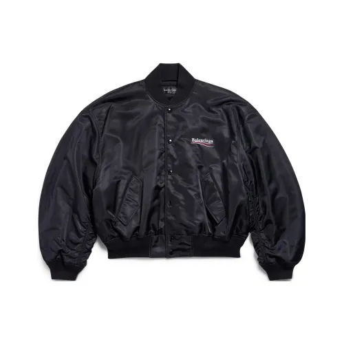 Balenciaga Logo Embroidered Jacket