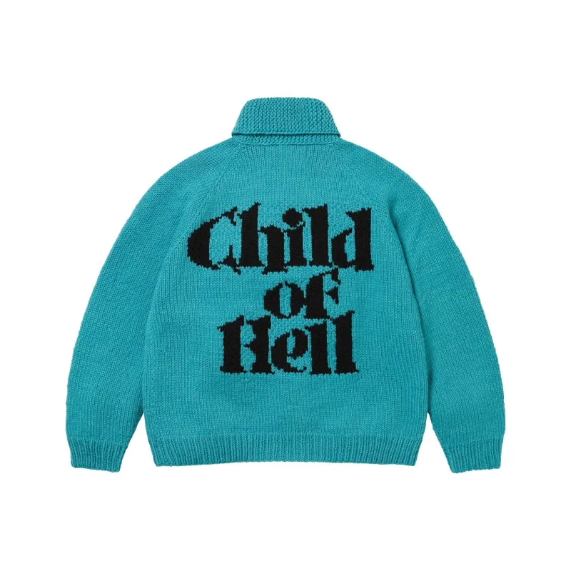 Supreme Child Of Hell Cowichan Sweater-2