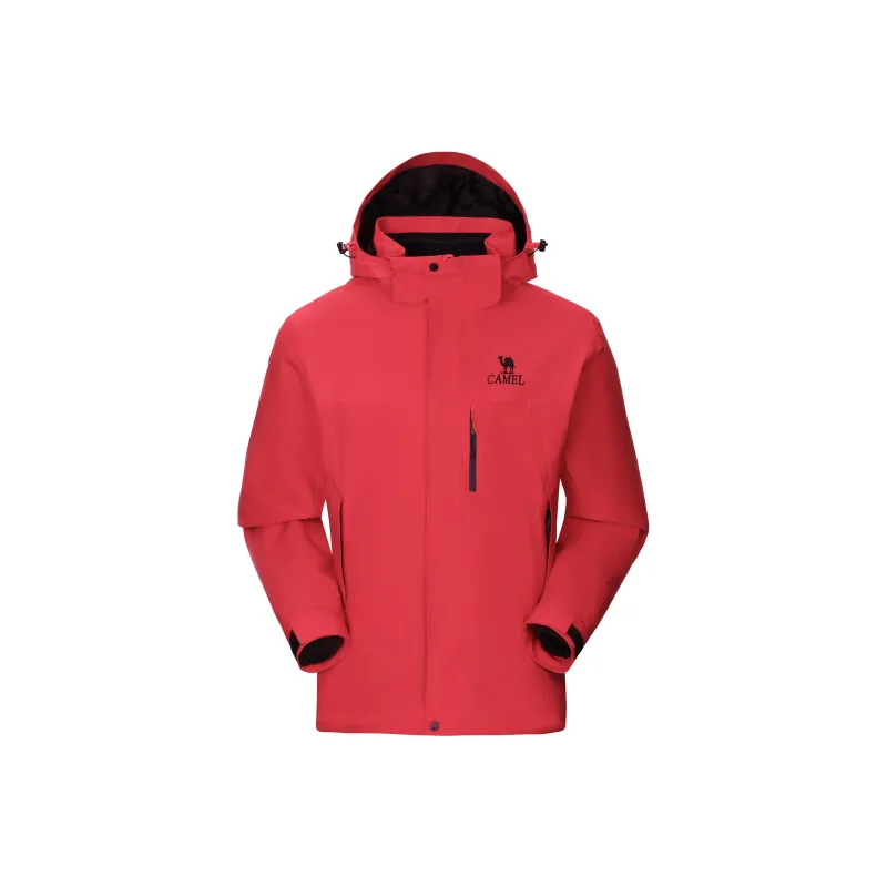 CAMEL Hiking And Climbing Waterproof Windproof 3 in 1 Fleece Liner Windbreaker Jacket Unisex-11