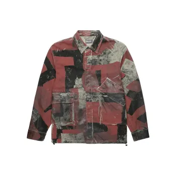 DIESEL Jackets Men Brown