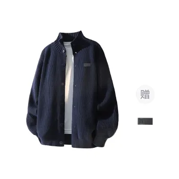 YOSICIL Knitwear Men's Navy Blue