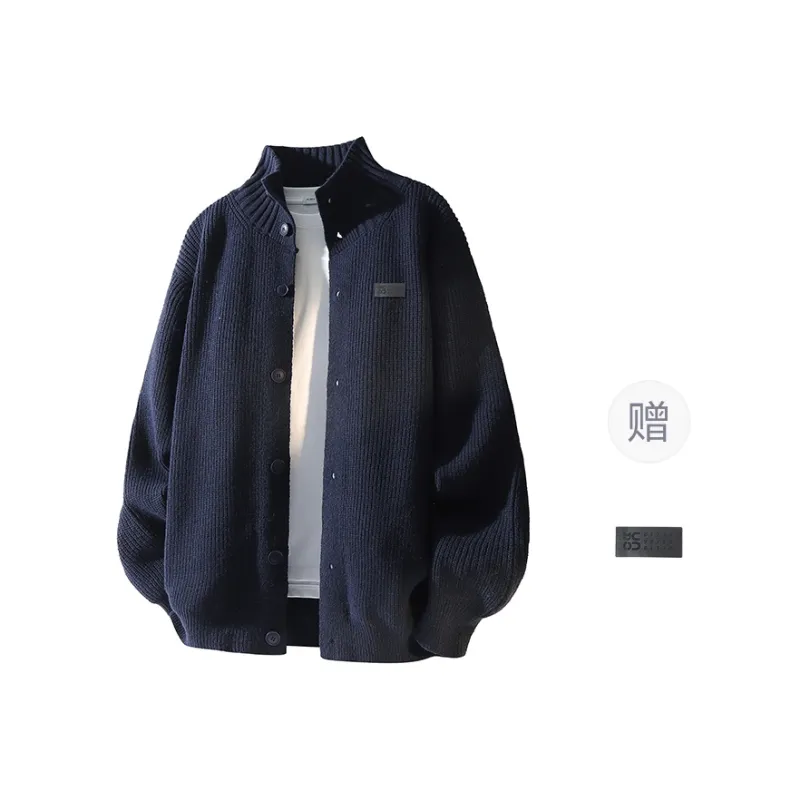 YOSICIL Knitwear Men's Navy Blue-0