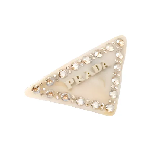 PRADA Triangle-logo Hair Clip