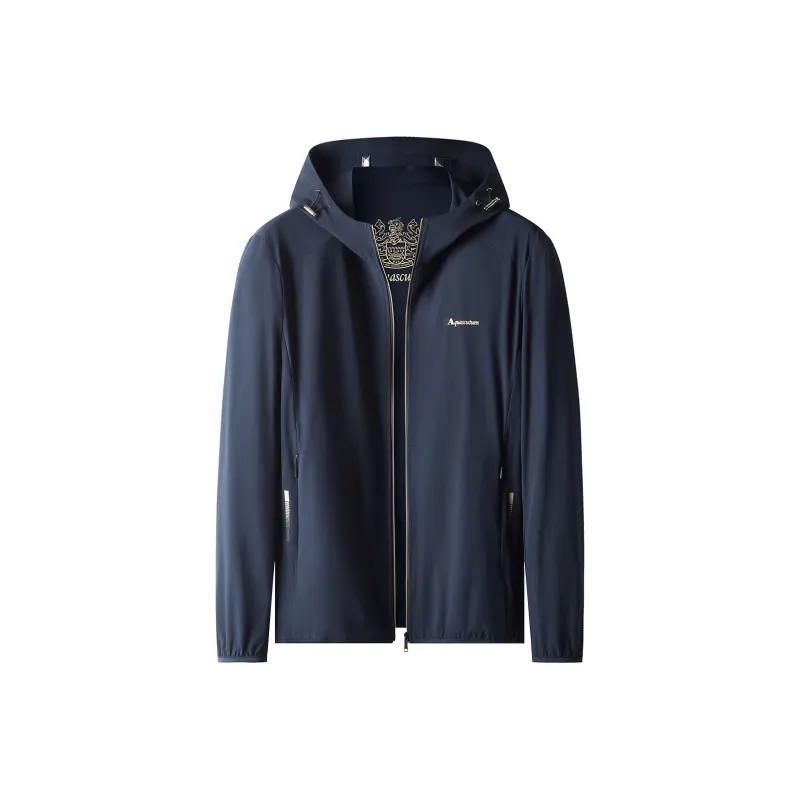 AQUASCUTUM Jackets Men Navy Blue-0
