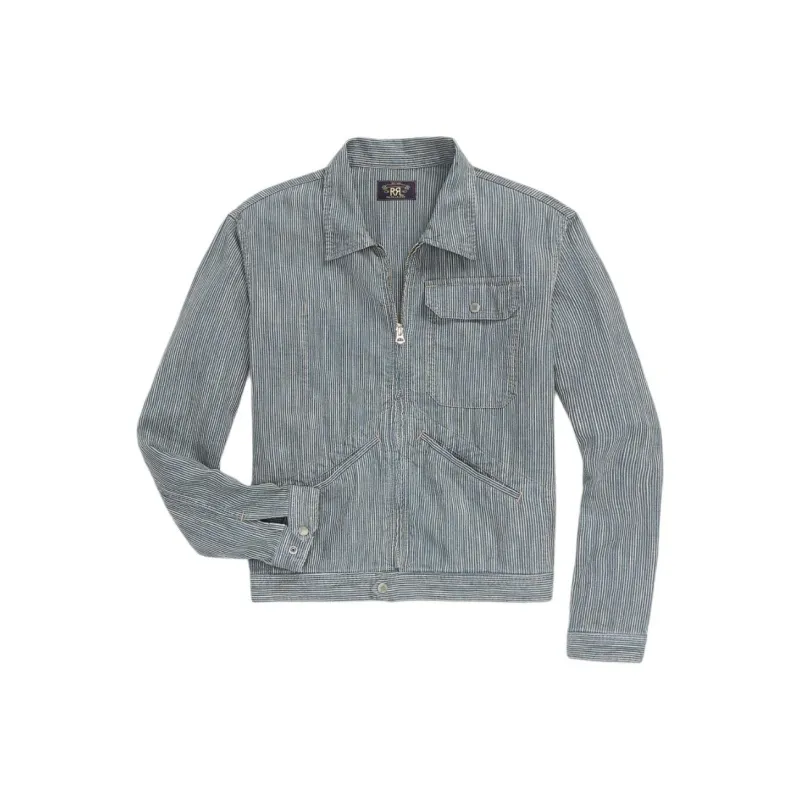 Ralph Lauren Rrl Striped Shirt Jacket-0