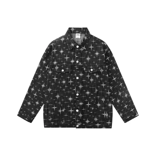 HELIPORT Denim badminton jacket Unisex Black