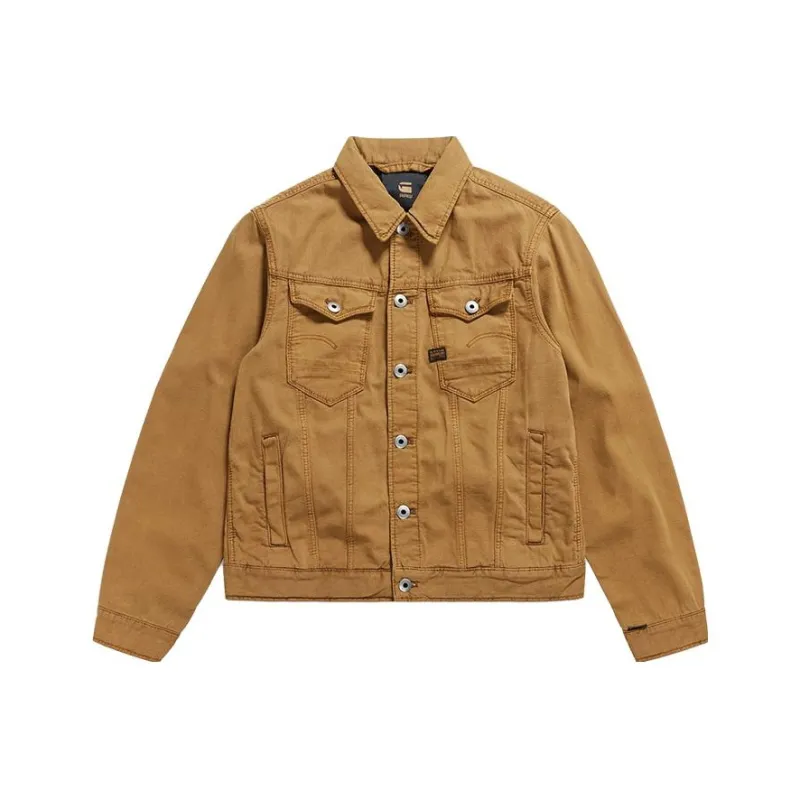 G STAR RAW Denim Jackets Men Honey Yellow-0