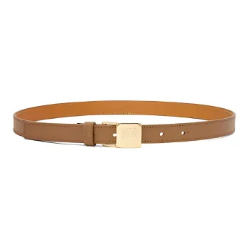 LOEWE Cow Leather Belts Women's Brown Width 2CM