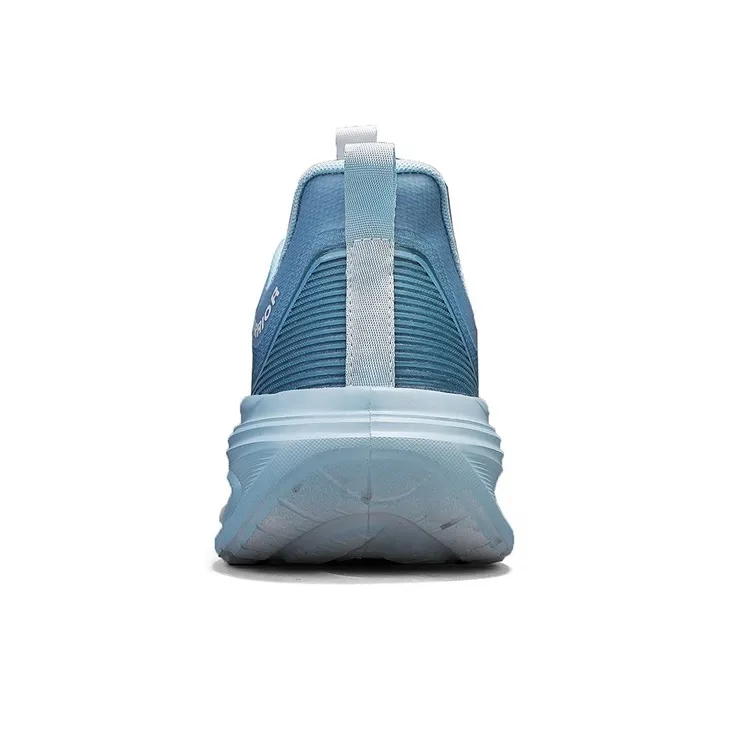 WARRIOR Running Shoes Men Low Top White Blue/White Orange/Black Blue-3
