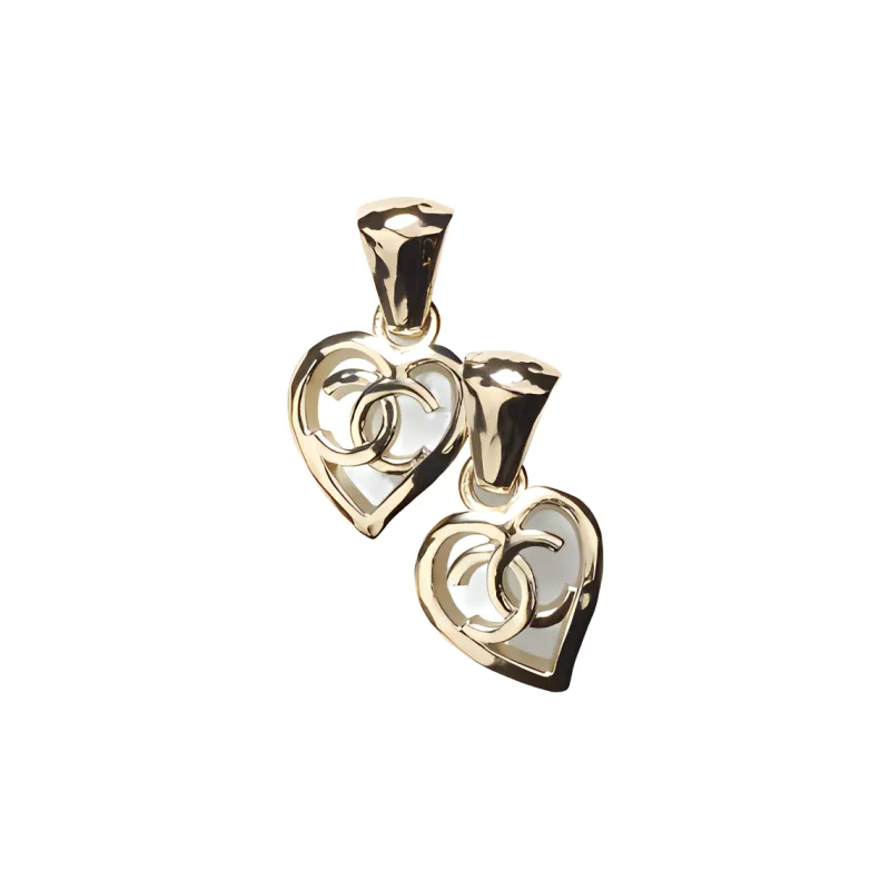 CHANEL Metal Earrings Women's Gold-0
