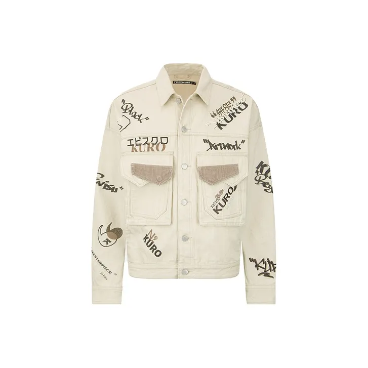 EVISU Denim Jackets Men Oat-0