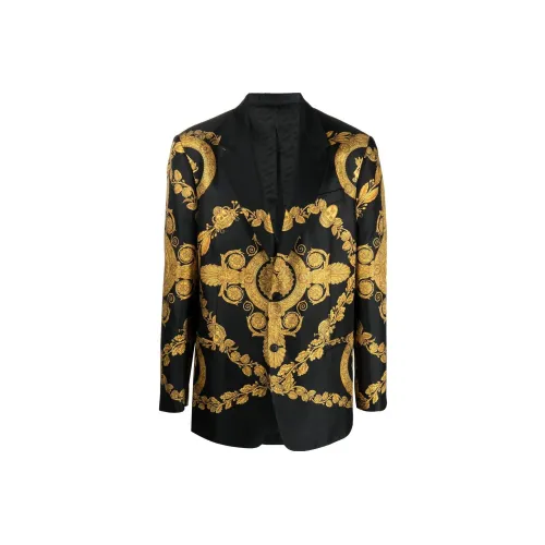 VERSACE SS23 Jackets Coats Men's Black