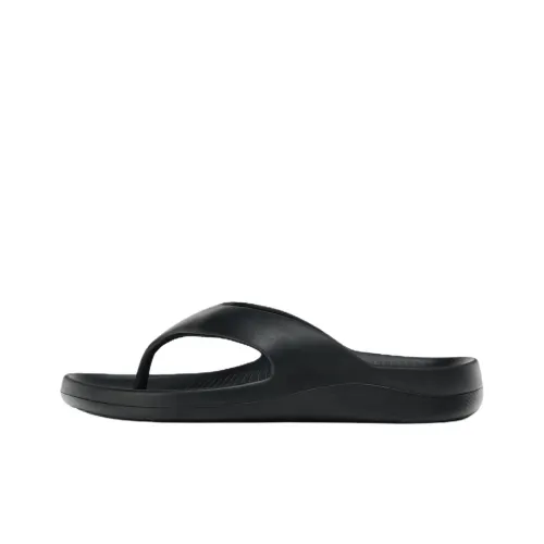 ZARA EVA Abrasion Resistant Flip Flops Women's Black