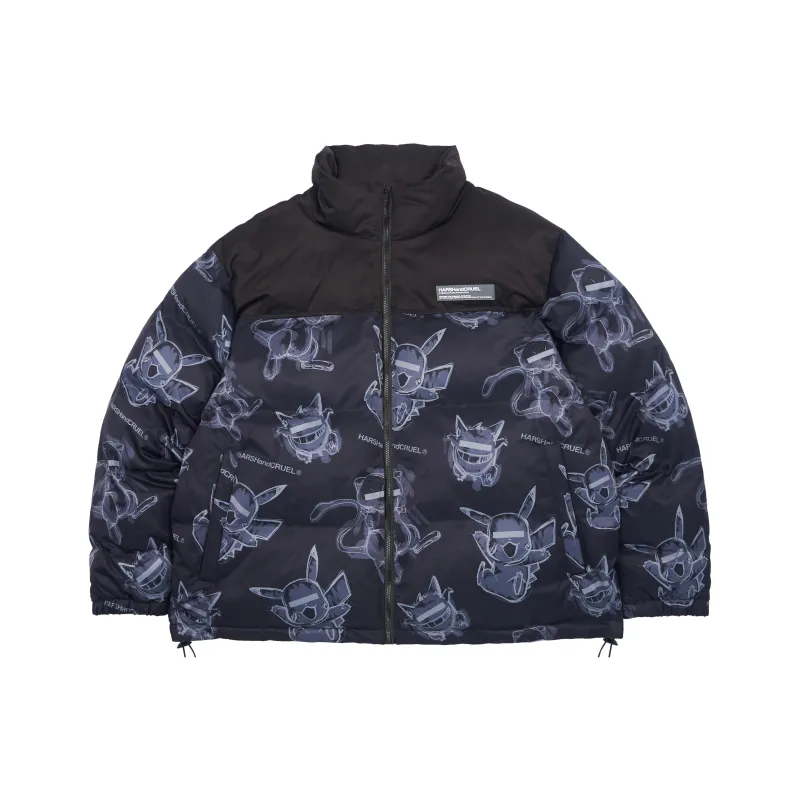 HARSH AND CRUEL Puffer Jacket Winter Unisex-0