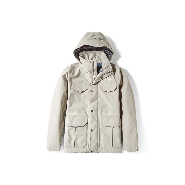THE NORTH FACE Windbreaker Jackets Men Beige-0