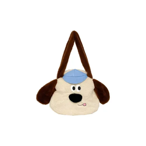 XIANGSU Plush Shoulder Bag Women's Blue