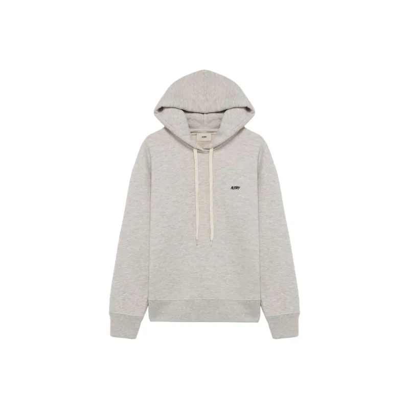 AUTRY Logo Embroidered Drawstring Hoodie-0