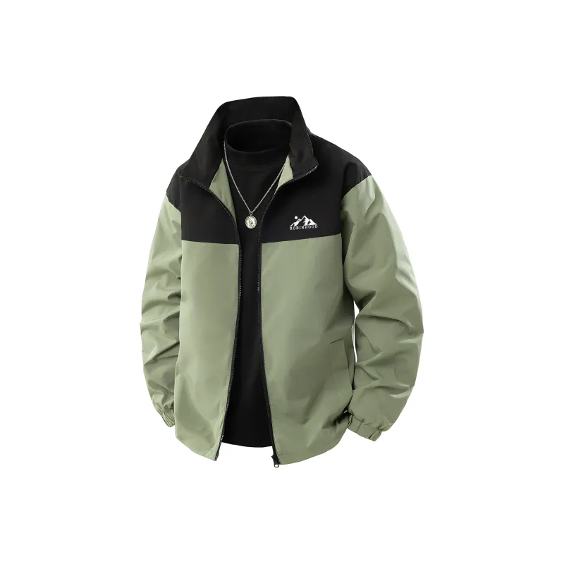 ROBINHOOD Water-Resistant Windproof Breathable Warm Water-Repellent Windbreaker Jacket Unisex-11