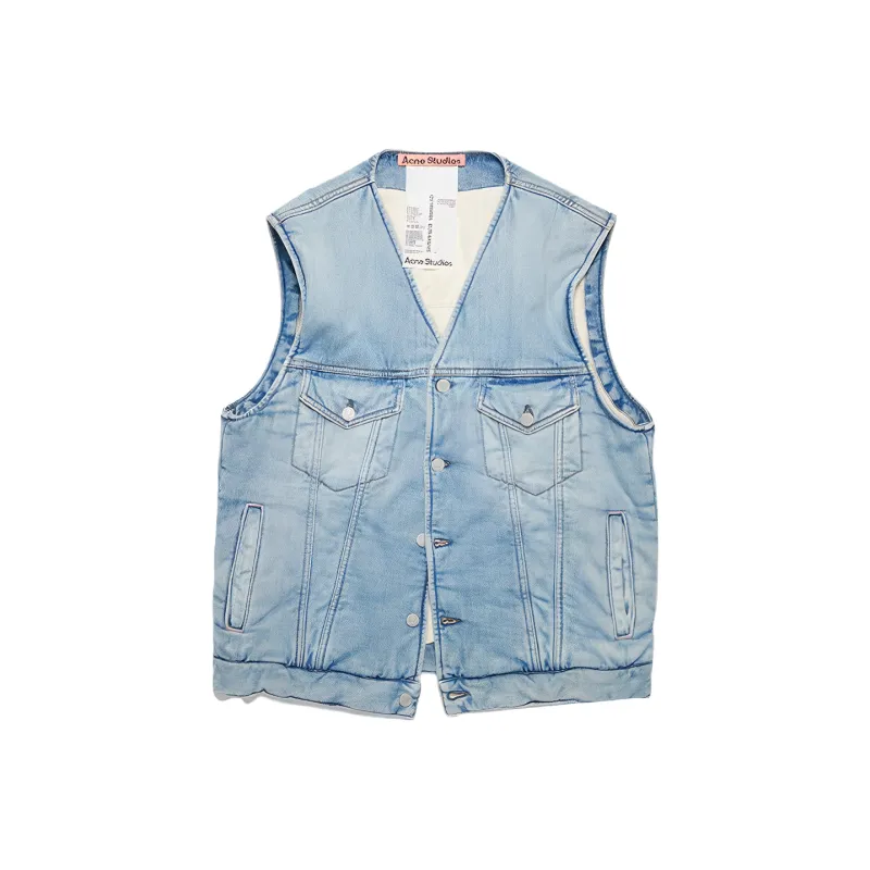 Acne Studios Vests Unisex Light Blue-0