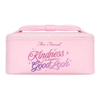 Too Faced Pink Minimalist Style Cosmetics Storage Bags Portable