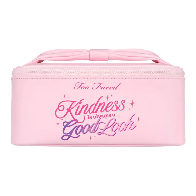 Too Faced Pink Minimalist Style Cosmetics Storage Bags Portable-0