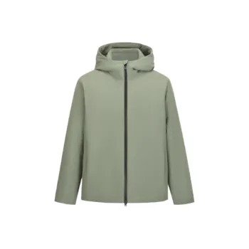 BY CREATIONS Down Jacket Men's Gray Green