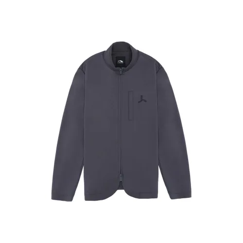 LI NING 1990 Commuter Series Jacket Men's Ebony Black