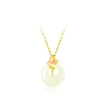 Thuban Ark Chalcedony Jade Necklaces Women's