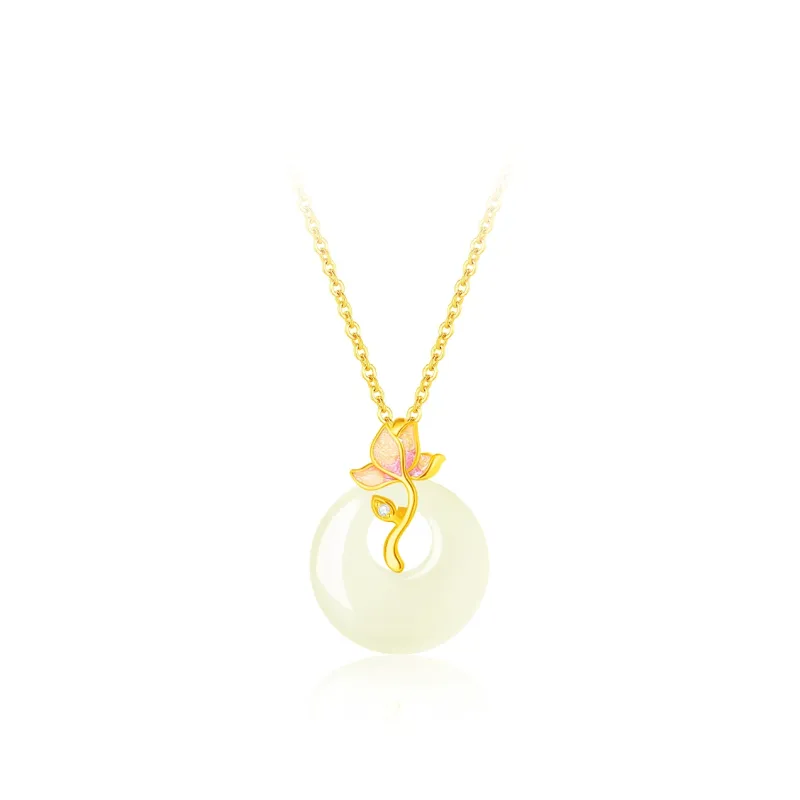 Thuban Ark Chalcedony Jade Necklaces Women's-0
