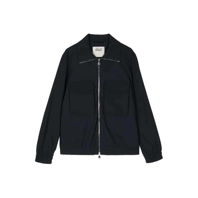 VALSTAR Spread-collar Zip-up Jacket-0