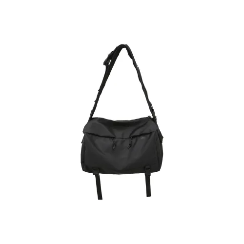BUBM Nylon Shoulder Bag, Crossbody Bag Unisex Black