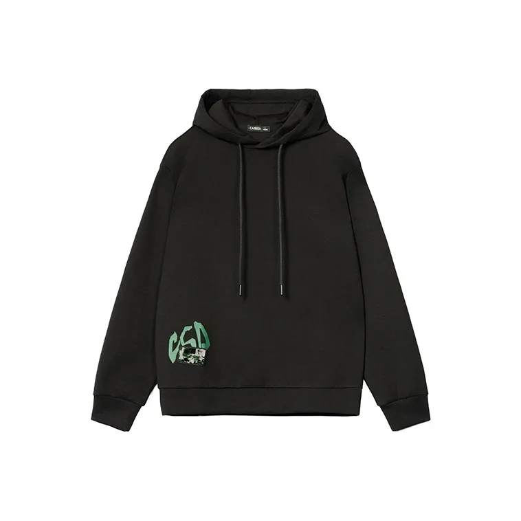 CAISEDI Sweatshirts Men Black-0