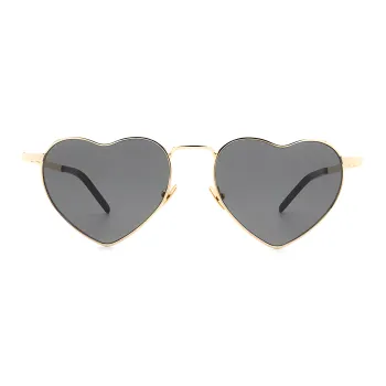 SAINT LAURENT LouLou Heart Shape Frame Sunglasses