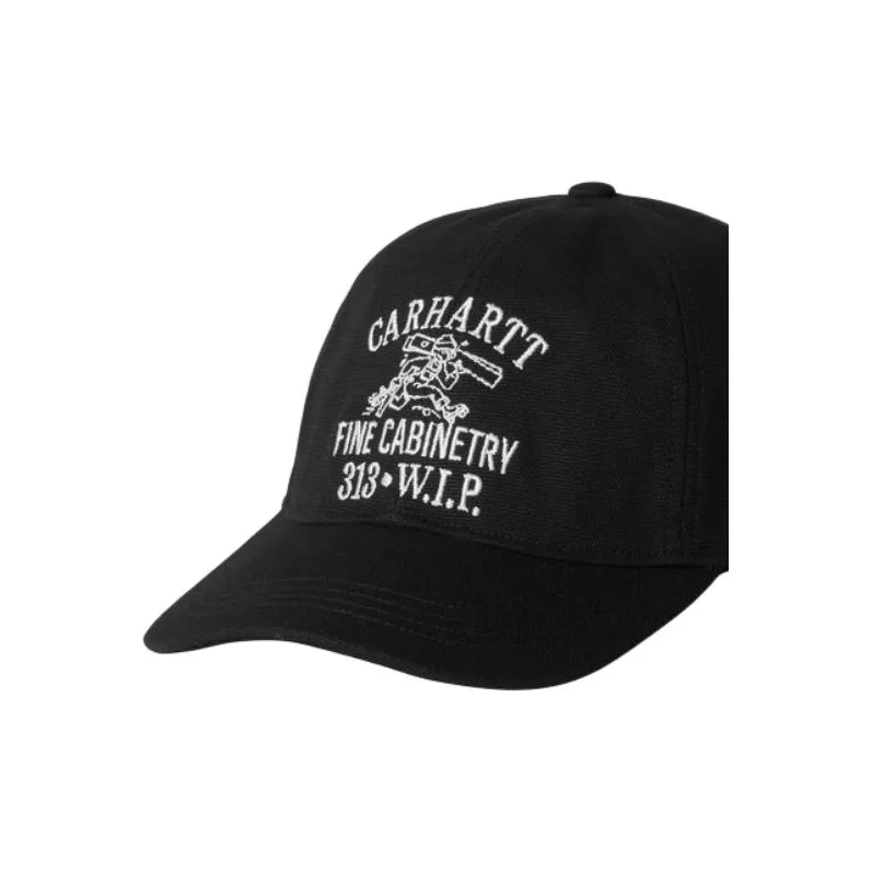 Carhartt WIP Cotton Baseball Caps Unisex Black-2