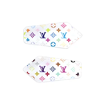 LOUIS VUITTON Lv X Tm Monogram Multicolor Mini Lv Backstage Hair Clips