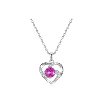 MONI JEWELLERY S925 Silver With Zircon Necklaces Women's