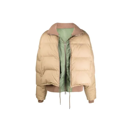 AMBUSH SS21 Stand Collar Loose Fit Puffer Jacket Men's Earth Yellow