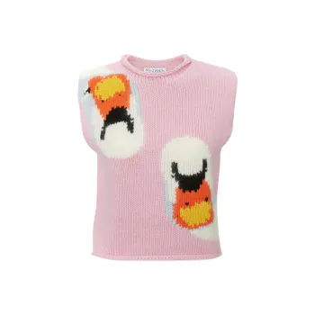 JW Anderson Vests Unisex Light Pink