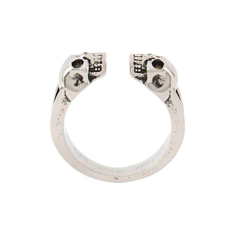 Alexander McQueen Twill Skull Ring-1
