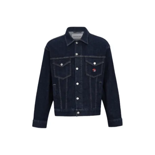 CALVIN KLEIN Denim Jacket Men's Dark Blue
