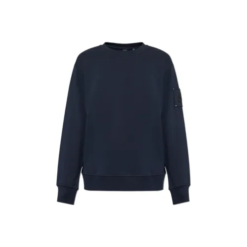 Moose Knuckles Logo Applique Crewneck Sweatshirt