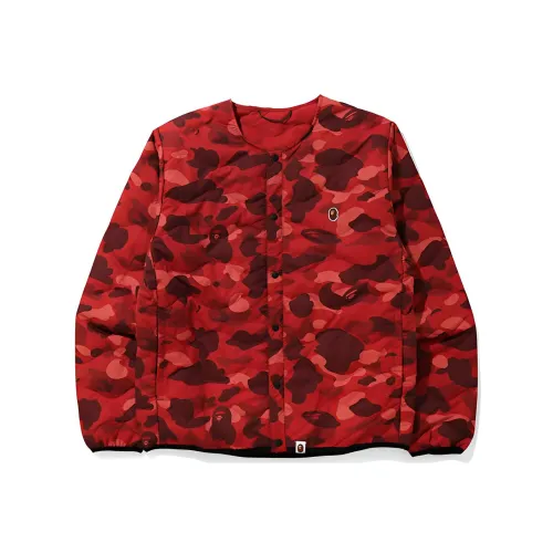 A BATHING APE Color Camo Lightweight Down Jacket