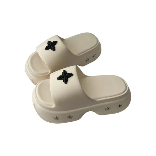 Meter Summer Fashion Platform Slip Resistant Cross Slippers For Women's
