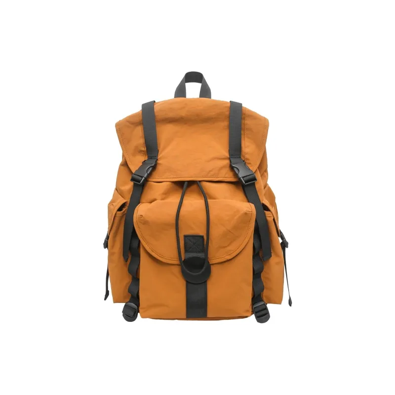 DCLOUD Nylon Backpack Unisex Orange/White/Black/Green/Light Gray-0