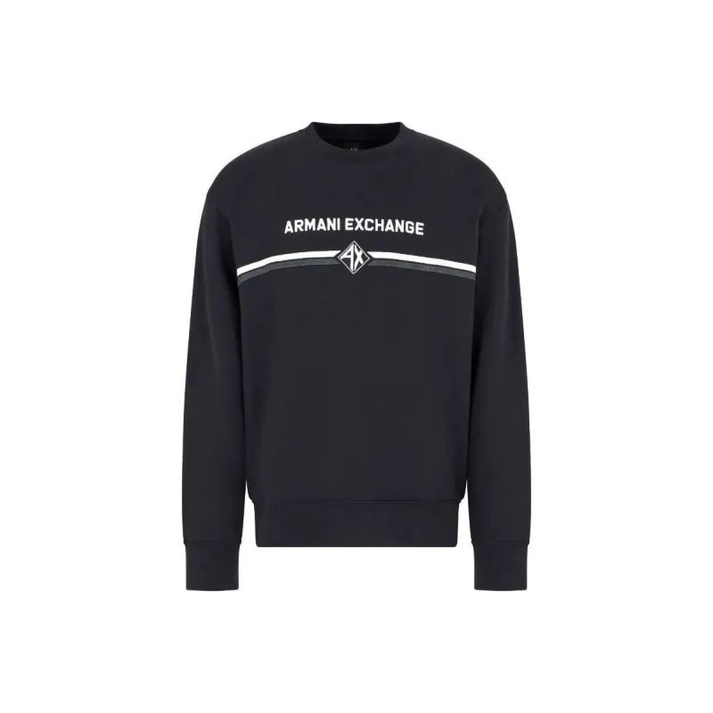 ARMANI EXCHANGE Logo print Crew neck Sweatshirt-0